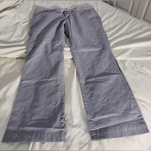 Old Navy Classic Gray Perfect Boot-Cut Low-Rise Khakis